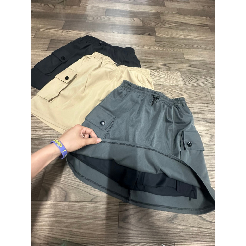 Chân váy chữ a túi hộp chất kaki có quần bảo hộ - 247store.vn - Chanvaytuihop162_P5K5