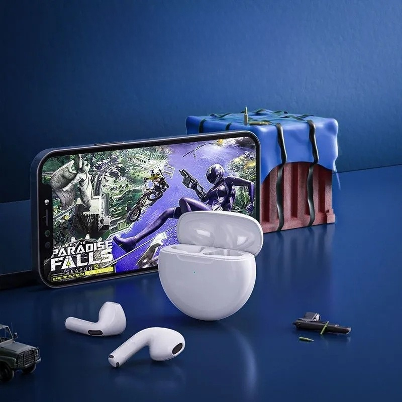 Tai Nghe Nhét Pro 6 Tws, tai nghe blutooth pro 6 không dây bản Quốc tế âm thanh chuẩn HIFI dùng cho IOS