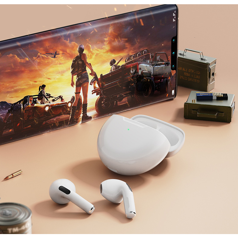 Tai Nghe Nhét Pro 6 Tws, tai nghe blutooth pro 6 không dây bản Quốc tế âm thanh chuẩn HIFI dùng cho IOS