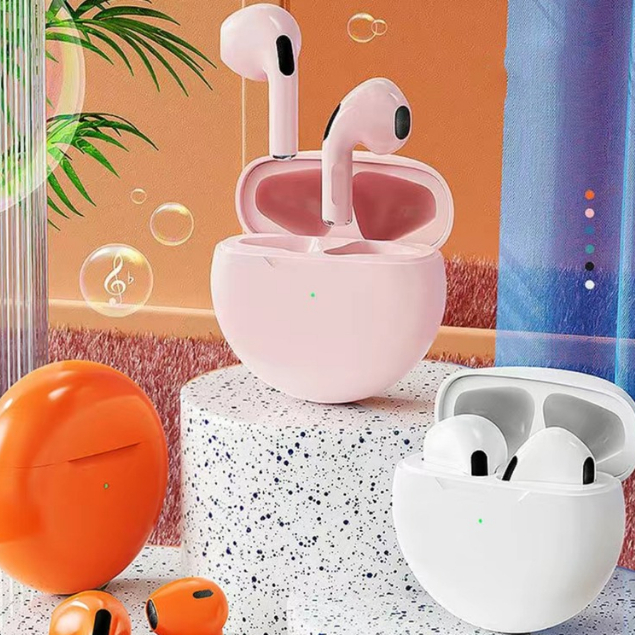 Tai Nghe Nhét Pro 6 Tws, tai nghe blutooth pro 6 không dây bản Quốc tế âm thanh chuẩn HIFI dùng cho IOS