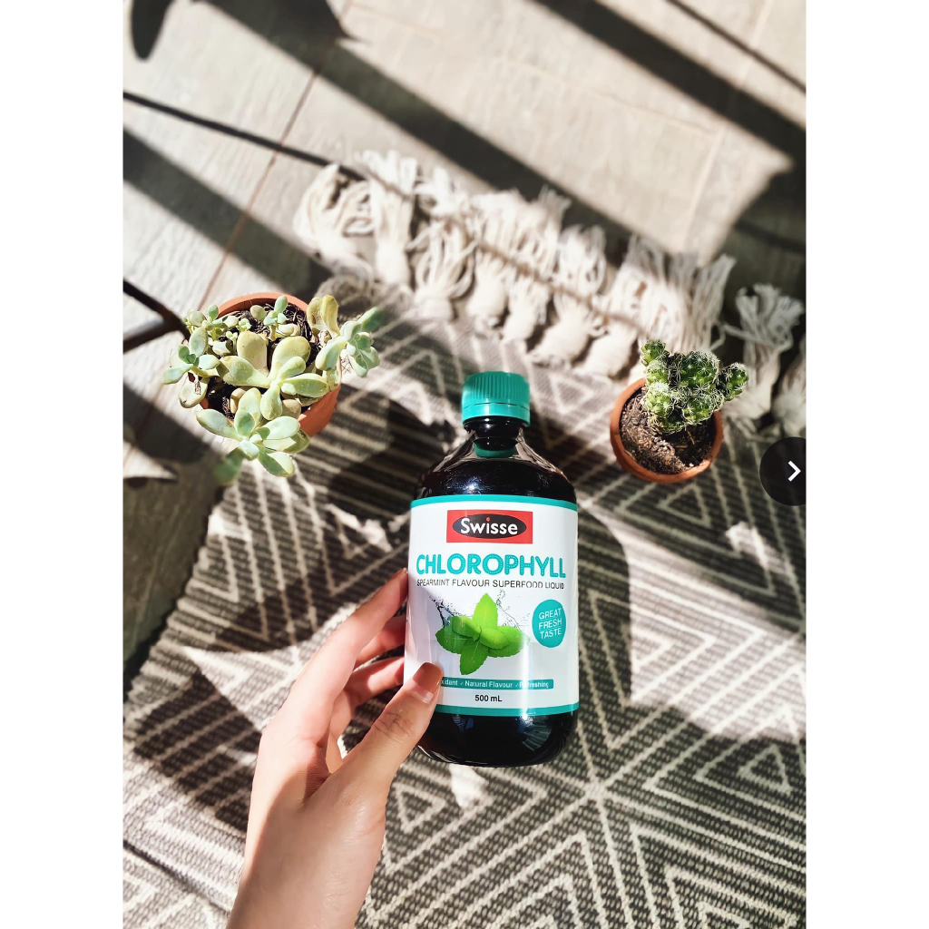 Nước diệp lục Swisse Chlorophyll Spearmint Flavour Supperfood Liquid 500 ml