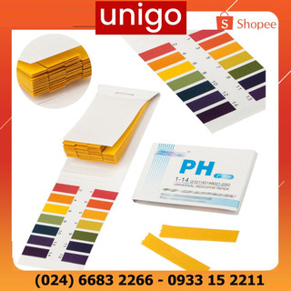 Hộp 20 gói - mỗi gói 80 giấy quỳ thử độ ph 1-14 quỳ tím