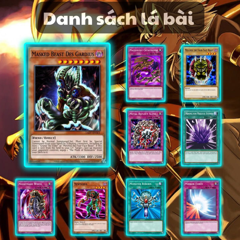 Bài in Yugioh Tiếng Việt - Bộ bài Marik
