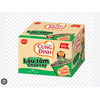 ( thùng 24 ly) Mì khoai tây Cung Đình lẩu tôm chua cay 71gr