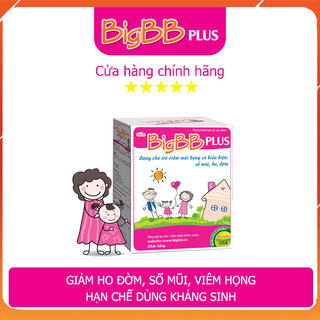 [Chính hãng] BigBB Plus - Giảm ho đờm, sổ mũi, viêm họng, hạn chế dùng kháng sinh