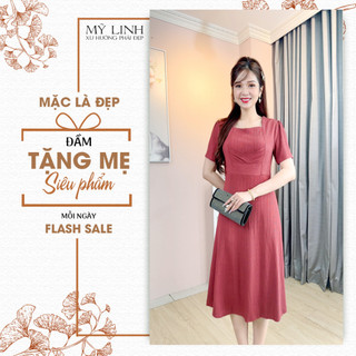 Đầm Nữ [ Linh Linh ] (HT 1760) Cao Cấp Vải Voan Chiffon Dáng Dài Sang Trọng Quý Phái Cực Xinh (ảnh thật shop tự chụp)