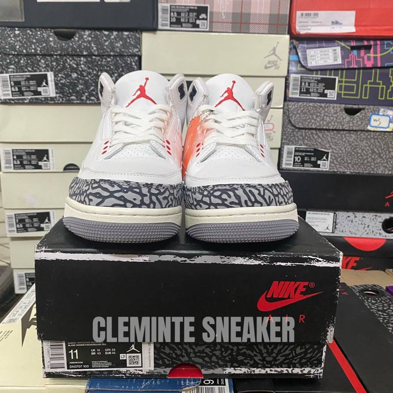 Giày Jordan 3 Retro White Cement Reimagined