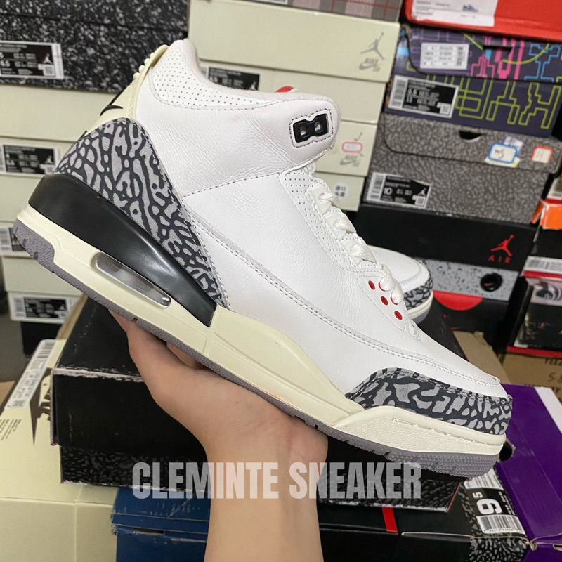 Giày Jordan 3 Retro White Cement Reimagined