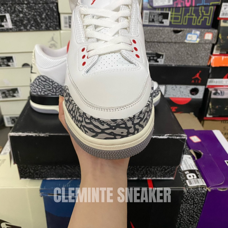 Giày Jordan 3 Retro White Cement Reimagined