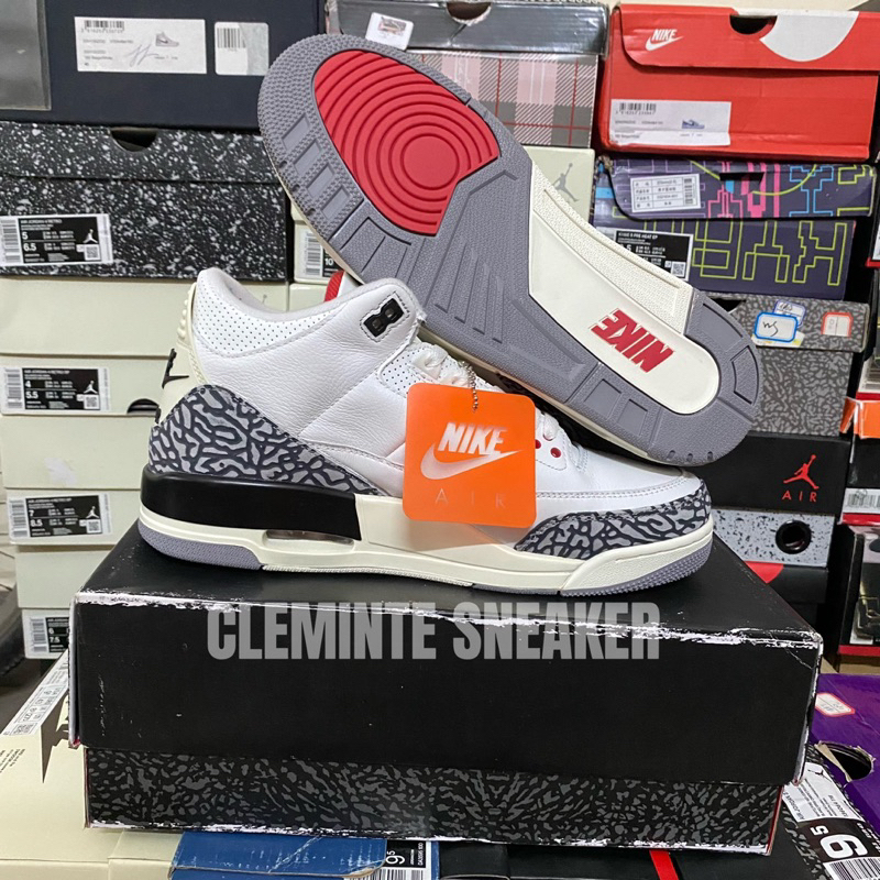 Giày Jordan 3 Retro White Cement Reimagined