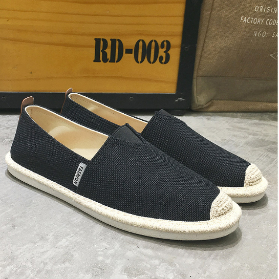 Giày lười Vải - Giày slipon - giày đế cao su MS01 - Hàng Order Quảng châu ~ 15 ngày