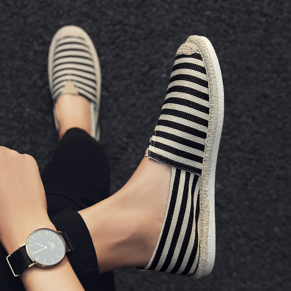 Giày lười Vải - Giày slipon - giày đế cao su MS02 - Hàng Order Quảng châu ~ 15 ngày