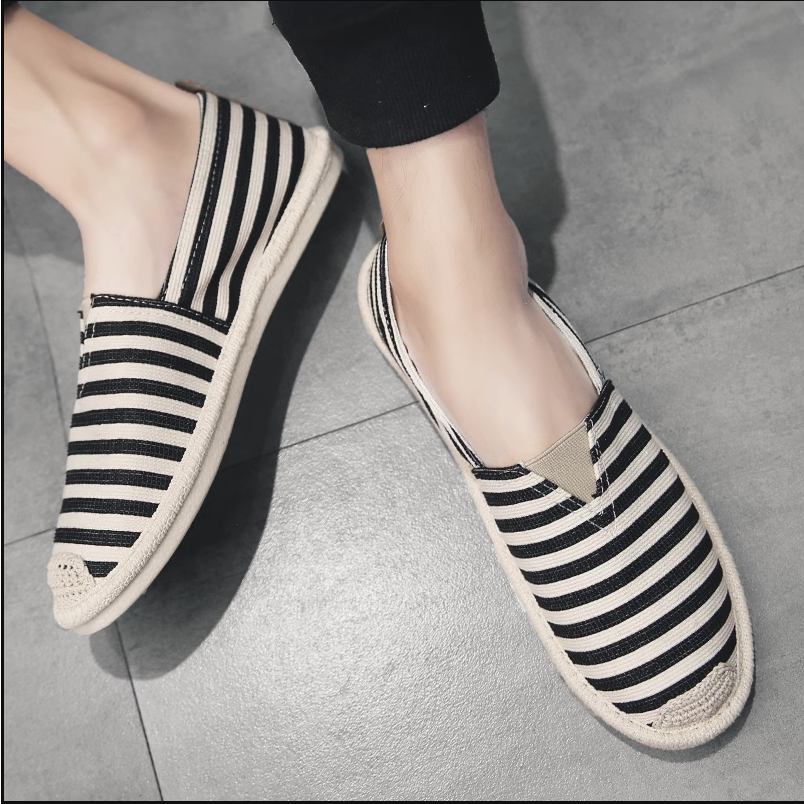 Giày lười Vải - Giày slipon - giày đế cao su MS02 - Hàng Order Quảng châu ~ 15 ngày