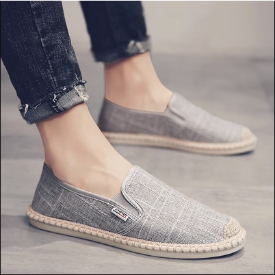 Giày lười Vải - Giày slipon - giày đế cao su MS04 - Hàng Order Quảng châu ~ 15 ngày