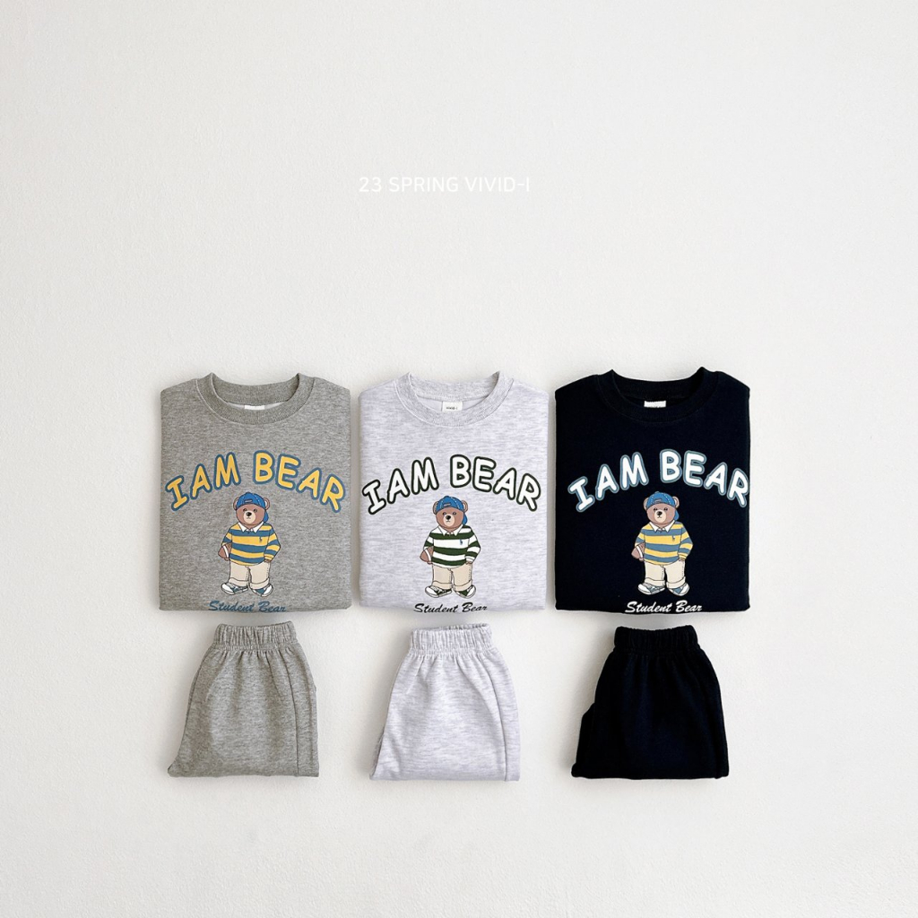 BỘ NỈ SĂN SALE 40% COTTON🌈TRẺ EM🌈SIÊU SANG XỊN🌈CHÍNH HÃNG🌈HÀN QUỐC-i am bear