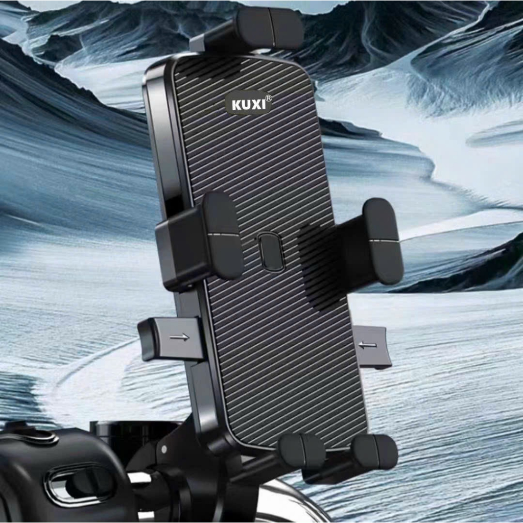 🌟🌟 Kẹp giá đỡ điện thoại xe máy gắn chân gương, xe đạp gắn ghi đông KUXI K25 K27 WEKOME WA S57
