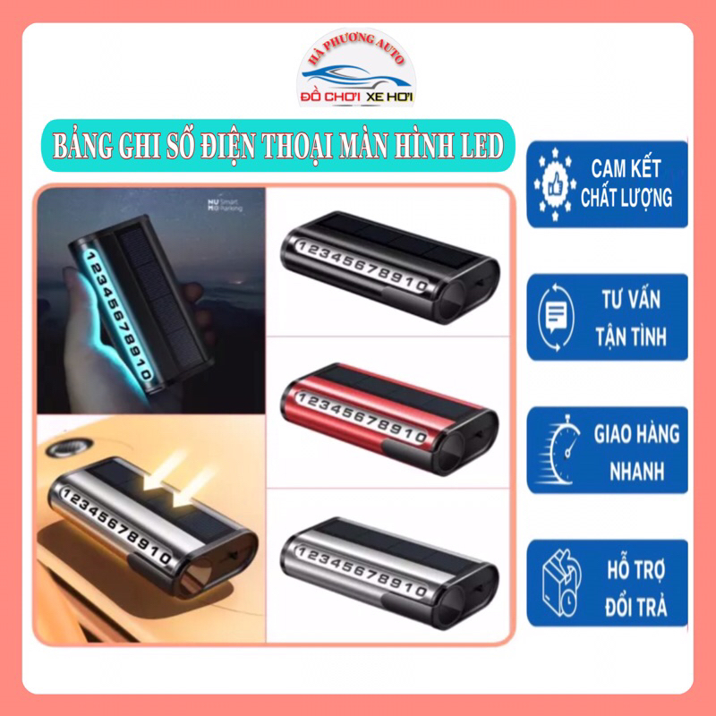 Bảng Ghi Số Điện Thoại Màn Hình LED Cảm Ứng Trang Trí Taplo Ô Tô  Xe Hơi