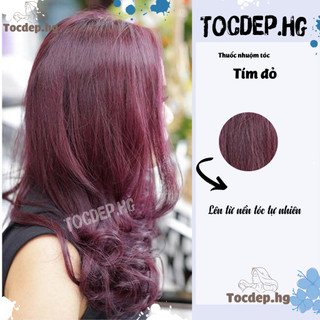 Thuốc nhuộm tóc màu tím đỏ - Tocdep.HG