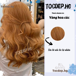 thuốc nhuộm tóc vàng hoa cúc + tặng oxy trợ dưỡng - Tocdep.HG