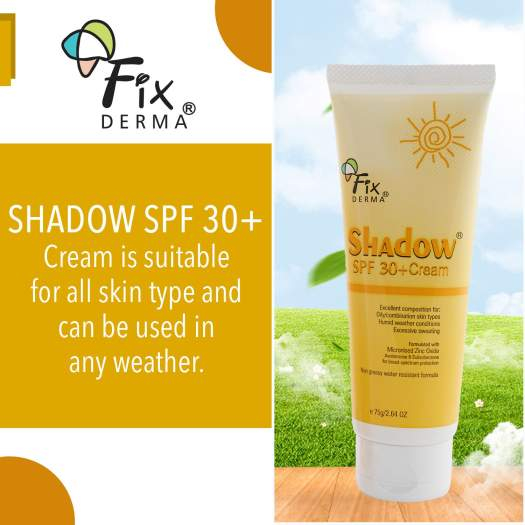 Gel chống nắng da mặt Fixderma Shadow SPF 50+ 75g