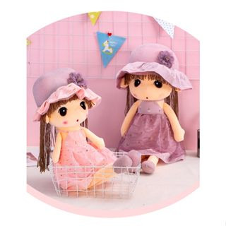 Gấu bông búp bê mặc yếm cho bé gái