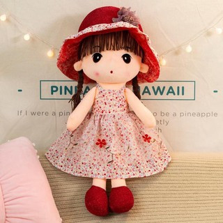 Gấu bông búp bê mặc yếm cho bé gái