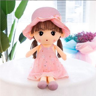 Gấu bông búp bê mặc yếm cho bé gái