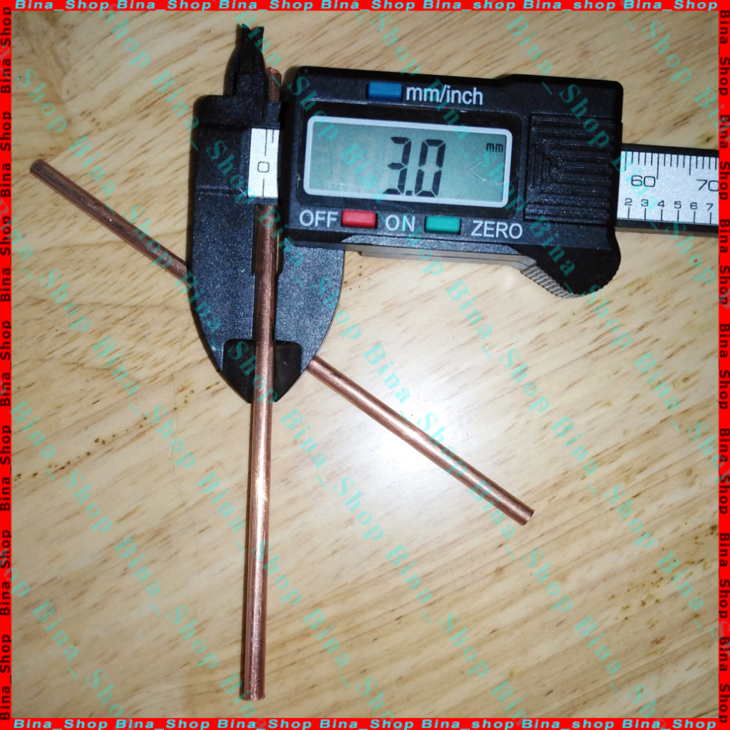 Thanh đồng 3mm dài 10cm làm kim hàn cell pin, đầu mỏ hàn