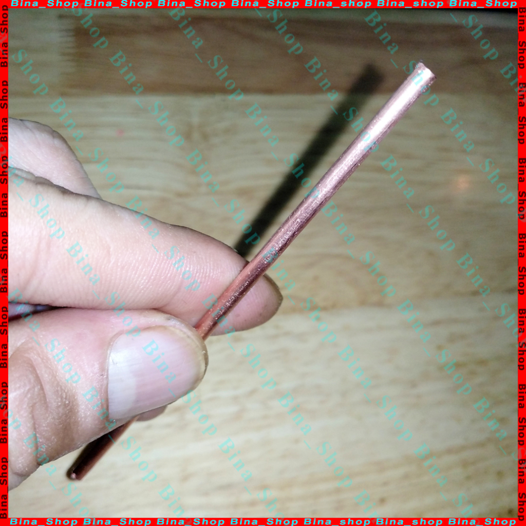 Thanh đồng 3mm dài 10cm làm kim hàn cell pin, đầu mỏ hàn