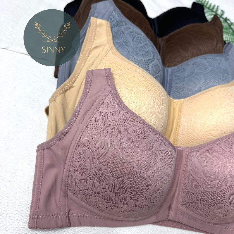 Áo ngực cài trước bigsize cup C, áo lót không gọng, không mút Thái Lan sisterhood 1061, Sinny