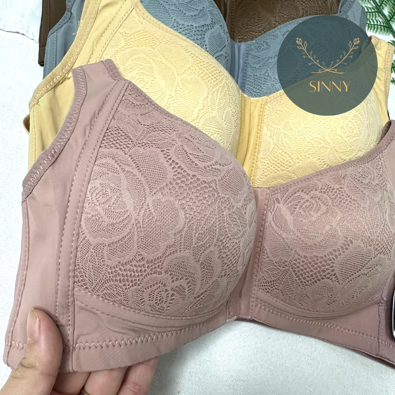 Áo ngực cài trước bigsize cup C, áo lót không gọng, không mút Thái Lan sisterhood 1061, Sinny