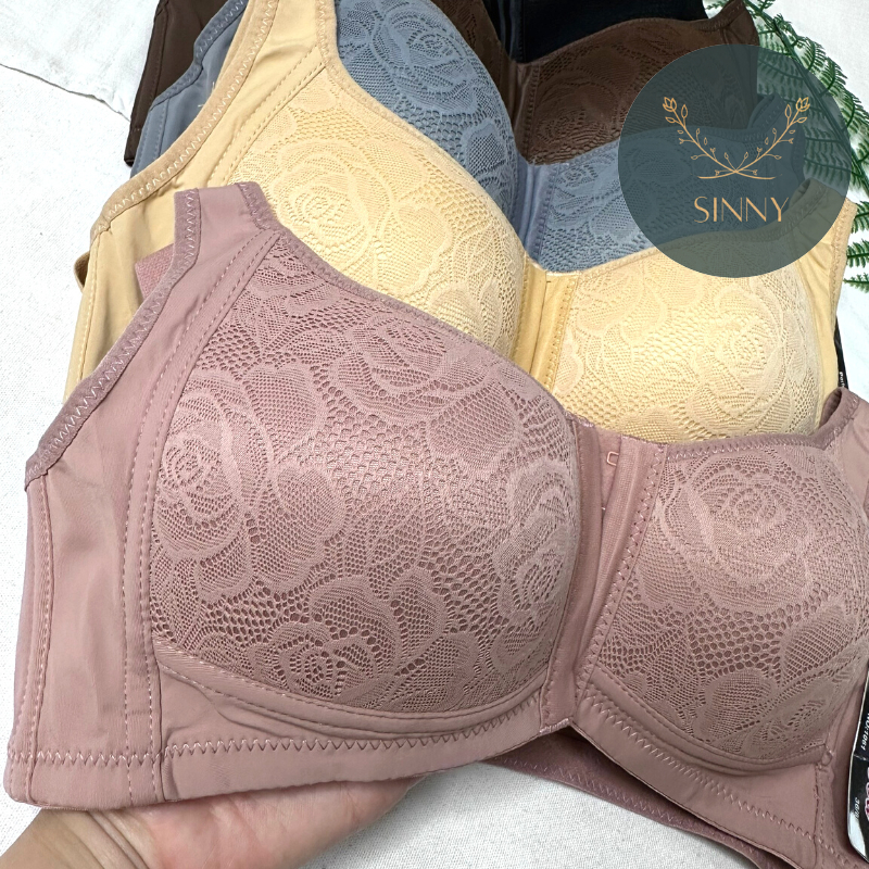 Áo ngực cài trước bigsize cup C, áo lót không gọng, không mút Thái Lan sisterhood 1061, Sinny