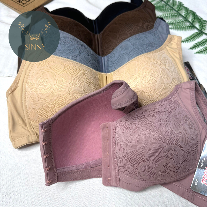Áo ngực cài trước bigsize cup C, áo lót không gọng, không mút Thái Lan sisterhood 1061, Sinny
