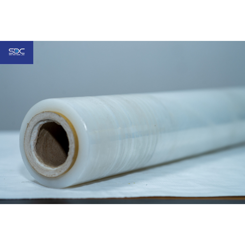Cuộn màng chit 2kg khổ rộng 25cm,50cm, màng chít, màng PE, màng co quấn hàng hóa, quấn giảm béo spa