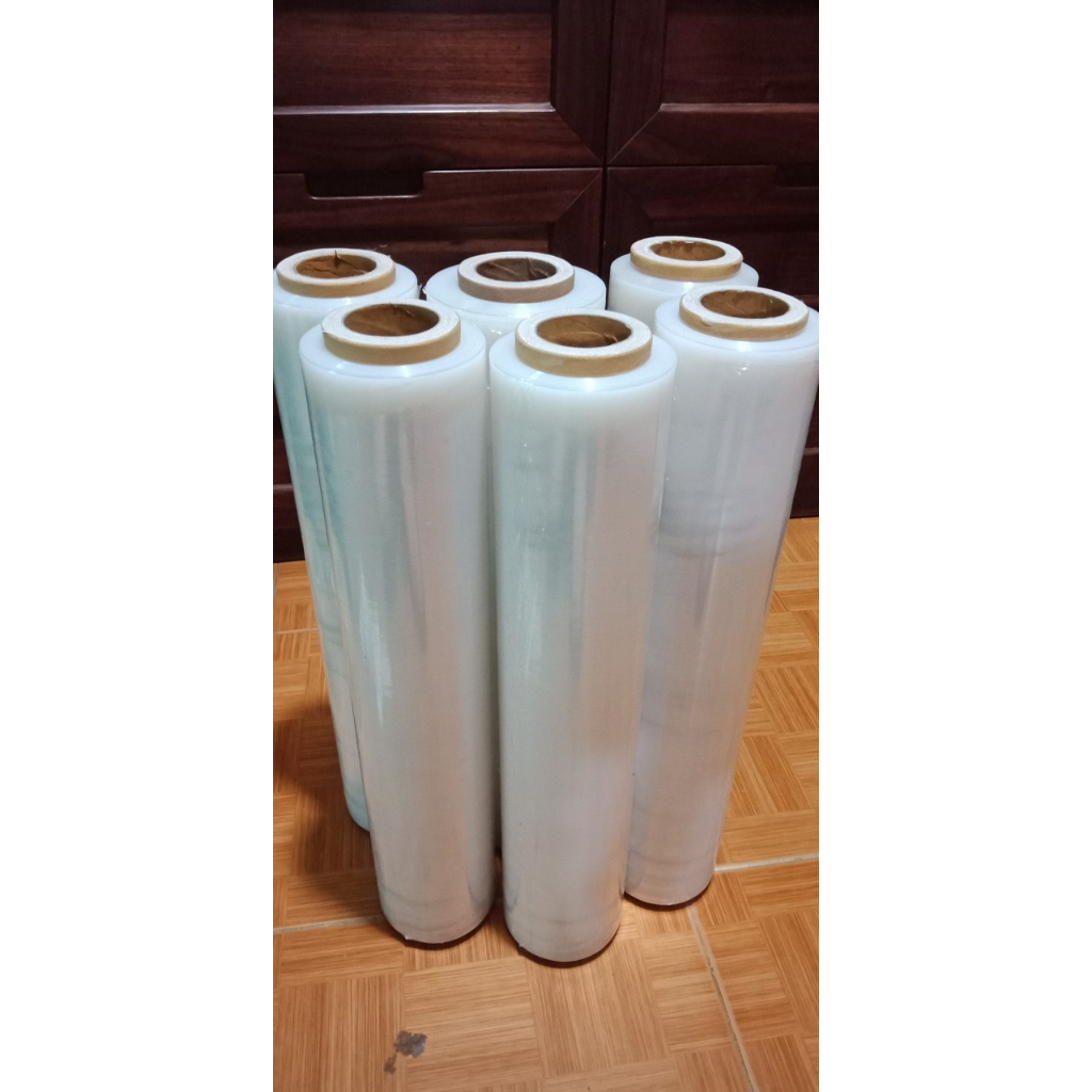 Cuộn màng chit 2kg khổ rộng 25cm,50cm, màng chít, màng PE, màng co quấn hàng hóa, quấn giảm béo spa