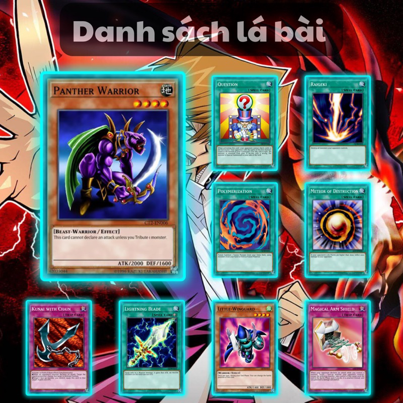 Bài in Yugioh Tiếng Việt - Bộ bài Joey Wheeler
