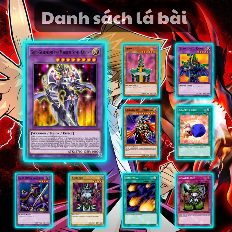 Bài in Yugioh Tiếng Việt - Bộ bài Joey Wheeler