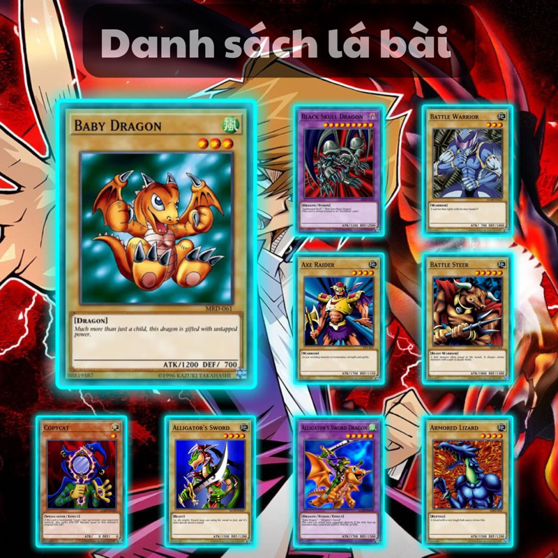 Bài in Yugioh Tiếng Việt - Bộ bài Joey Wheeler