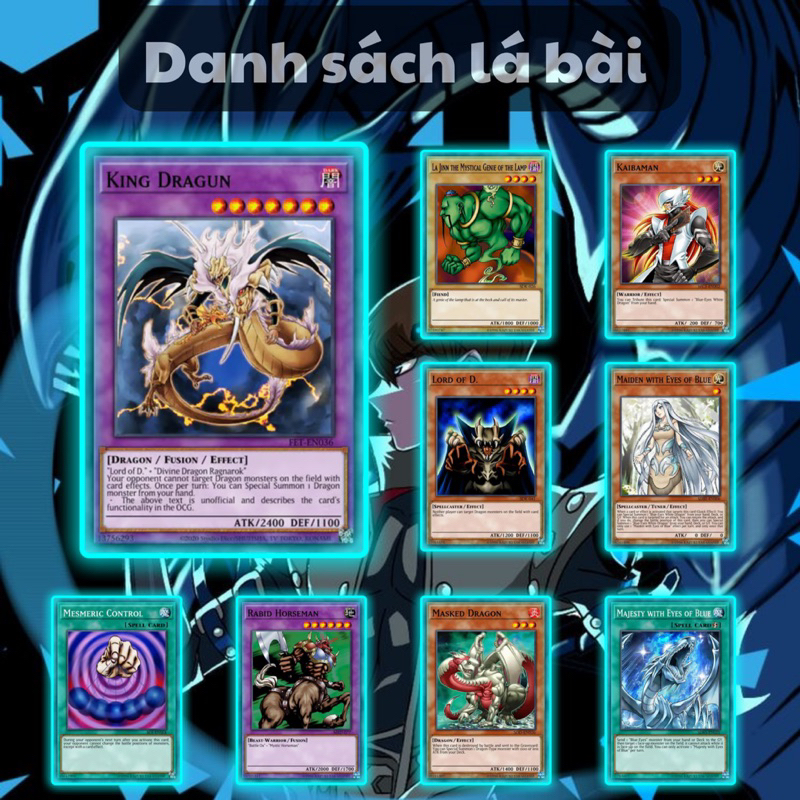 Bài Yugioh Tiếng Việt - Bộ bài Kaiba