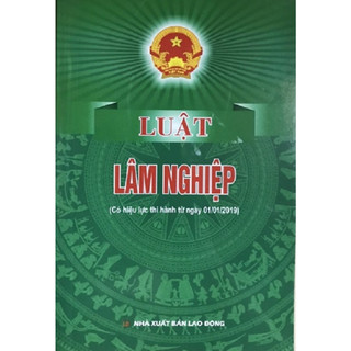 Sách - luật lâm nghiệp nxb lao động năm 2019