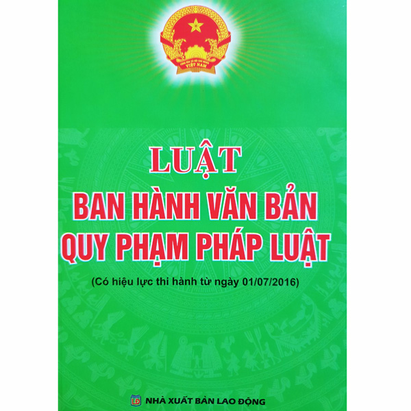 Sách - Luật Ban Hành Văn Bản Quy Phạm Pháp Luật tái bản