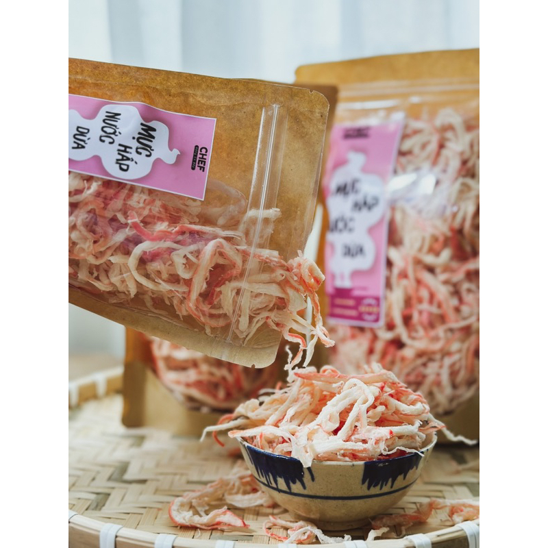 KHÔ MỰC HẤP NƯỚC DỪA 500gr