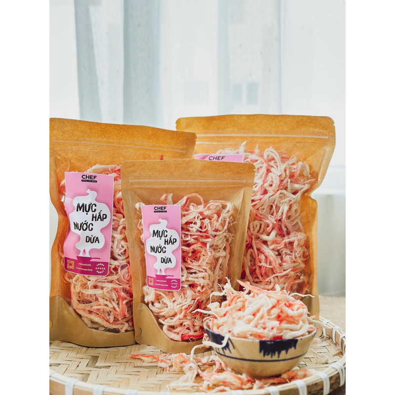 KHÔ MỰC HẤP NƯỚC DỪA 500gr