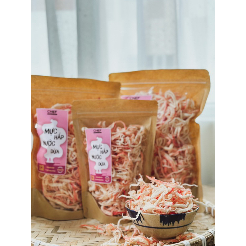 KHÔ MỰC HẤP NƯỚC DỪA 500gr