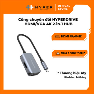 Cổng chuyển đổi HYPERDRIVE HDMI/VGA 4K 2-in-1 HUB
