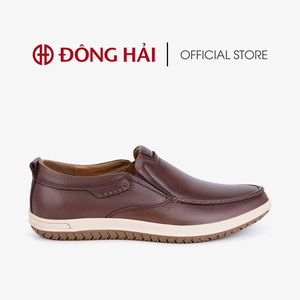 Giày Lười Nam Đông Hải Đế Viền Màu Hiện Đại Cao Cấp 3cm - G0350