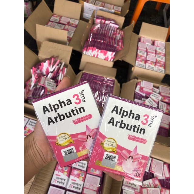 Viên kích trắng alpha arbutin Thái Lan New Uv Vỉ 10 Viên Hàng Thái Lan Chính Hãng