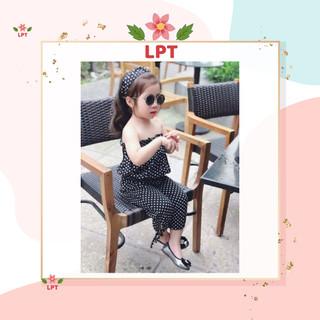 ⭐Bộ đồ kèm khăn tuban chất liệu lanh cho bé gái - Màu ngẫu nhiên (ib chọn size chuẩn nhất nhé)⭐