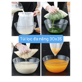 Túi Lọc Đa Năng Rau Má, Cốt Dừa, Sữa Hạt....Chất Dày Dặn