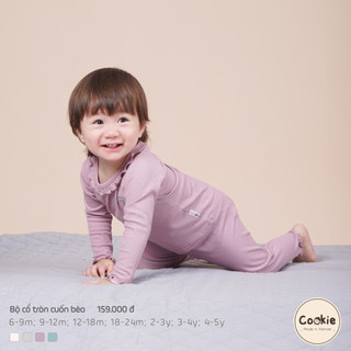 [Cookie] Bộ dài tay cuốn bèo bé gái